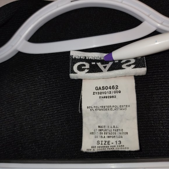 Pre-owned G.A.S. Black Jacket and Mini Skirt Set sz 13 Great Condition and CUTE - Picture 10 of 10